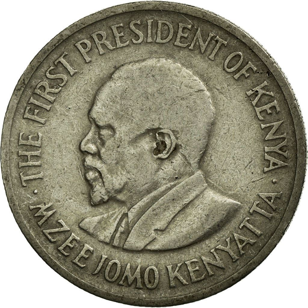 Kenya 50 Cents | Mzee Jomo Kenyatta Coin | KM13 | 1969 - 1978