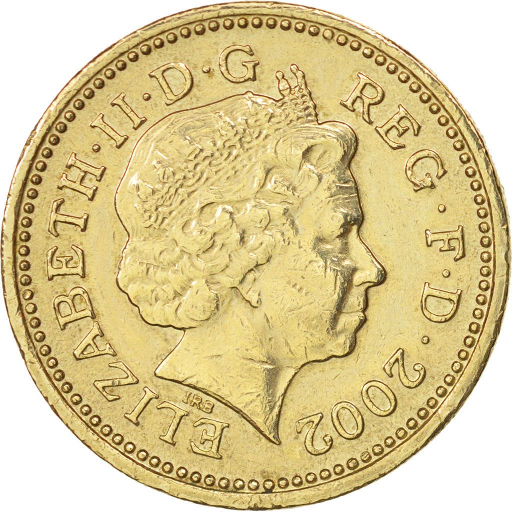 United Kingdom | 1 Pound Coin | English Lions | Km:1030 | 2002