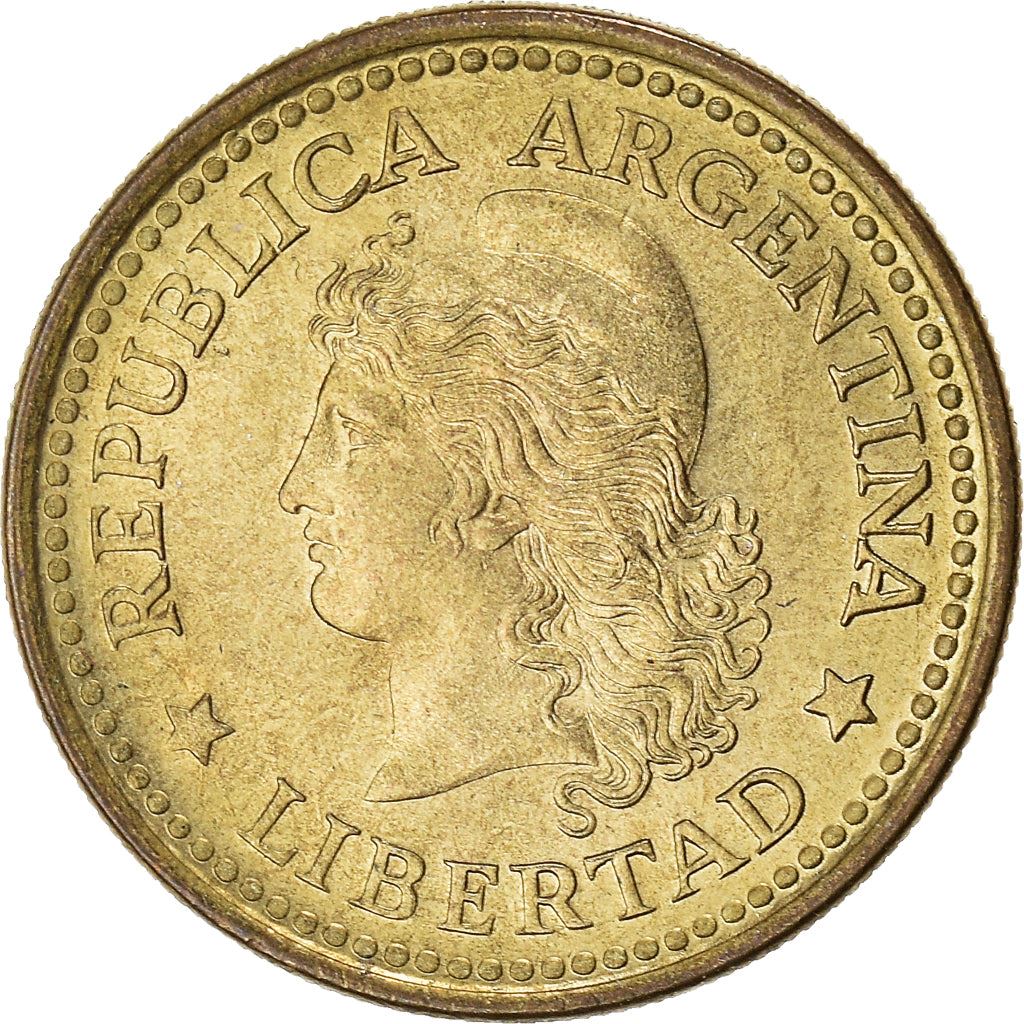 Moneta Argentina 50 Centavos | Oudine | Cappello frigio | KM68 | 1970 - 1976