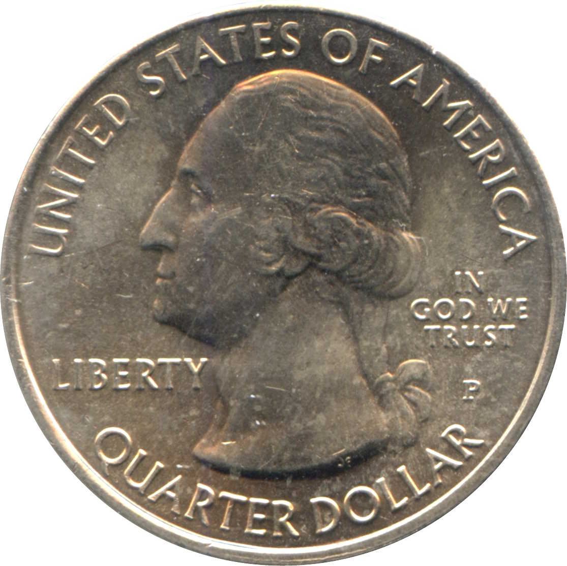 United States | ¼ Dollar Coin | Copper-nickel clad copper | War in the Pacific National Historical Park, Guam | KM:696 | 2019