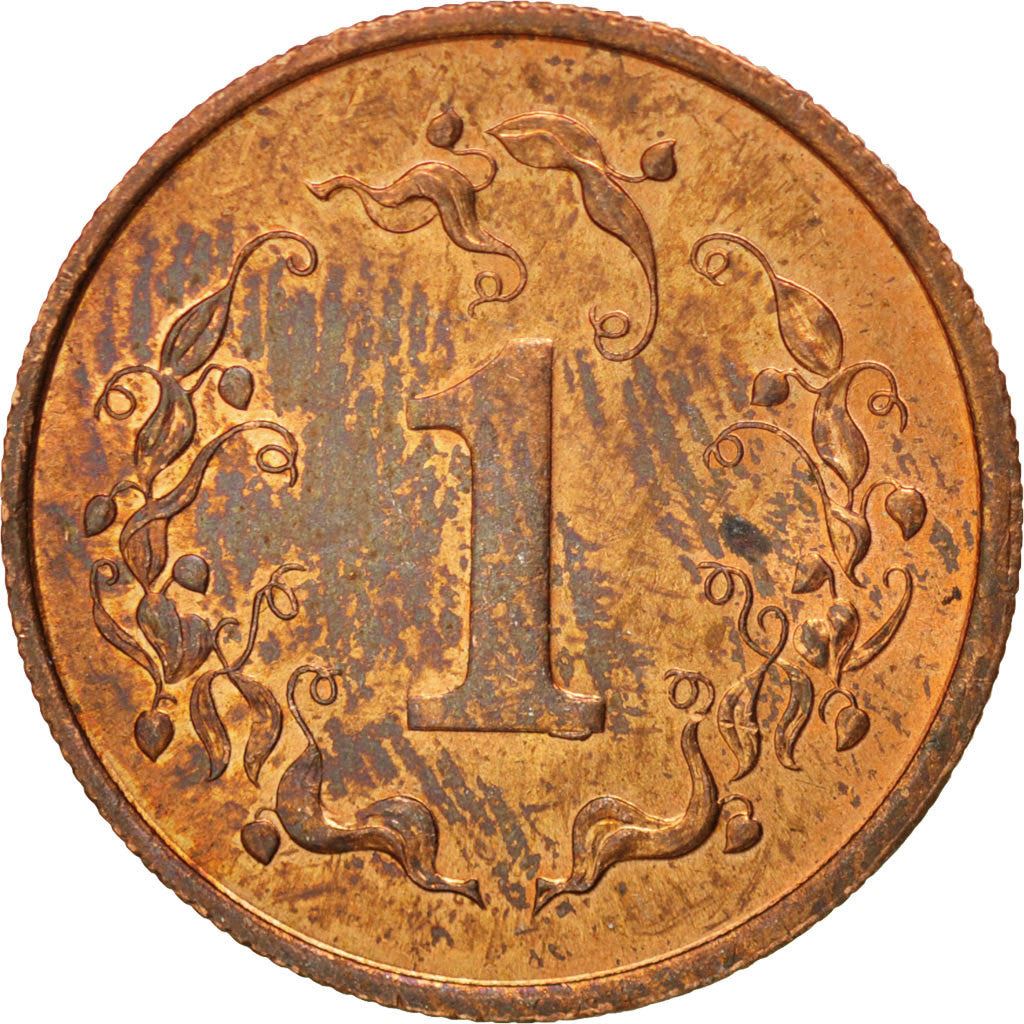 Zimbabwe | 1 Cent Coin | Great Zimbabwe Bird | Km:1 | 1980 - 1988