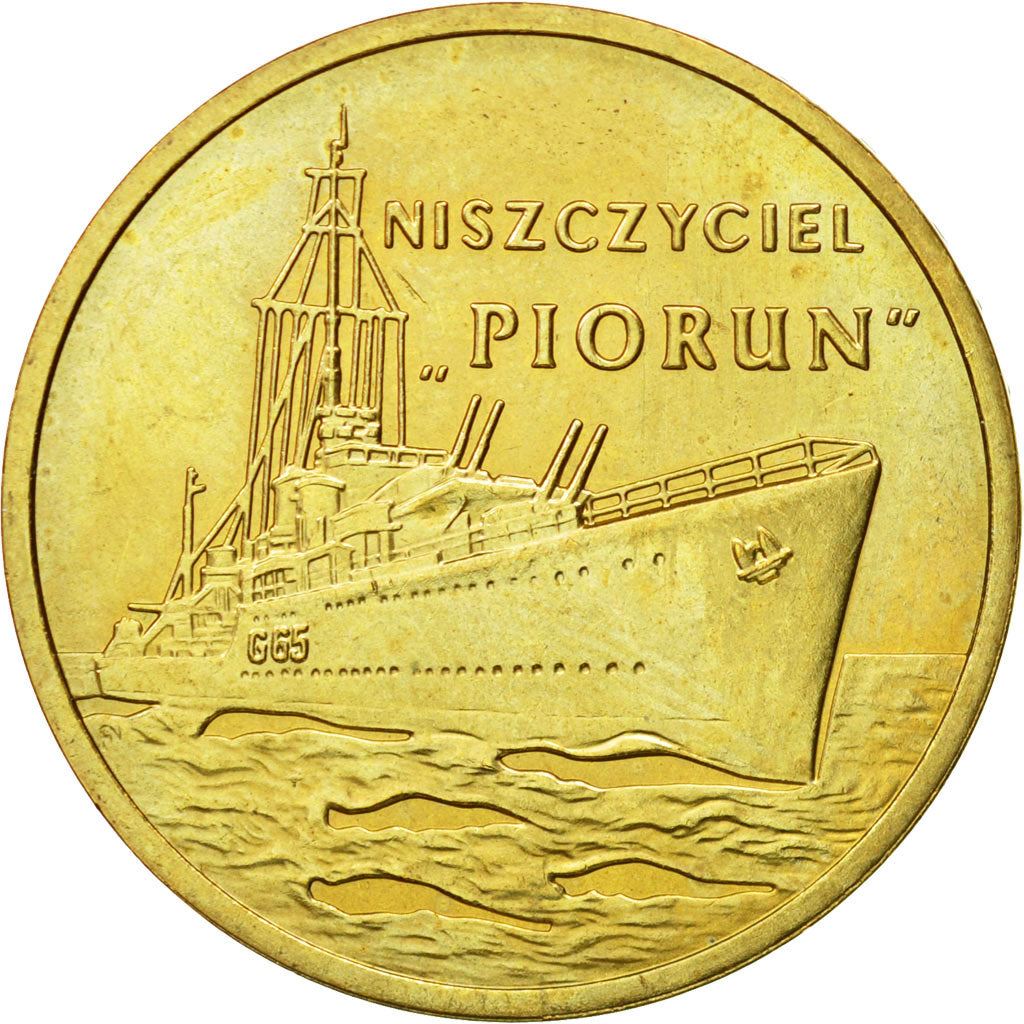 Poland | 2 Zlotys Coin | Lekki krążownik | Y:841 | 2012