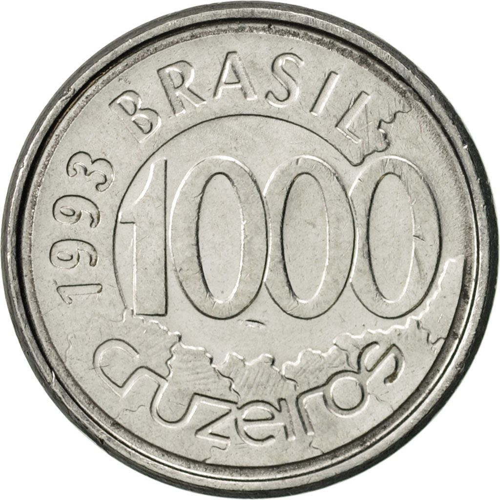 Brazil | 1000 Cruzeiros Coin | Acará fish | Km:626 | 1992 - 1993