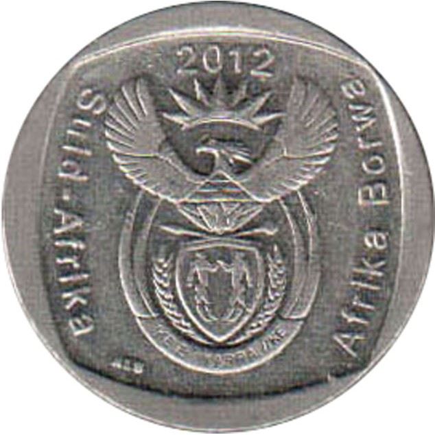 Pietų Afrika 2 Rand Suid-Afrika - Afrika Borwa Moneta KM498 2010 - 2012