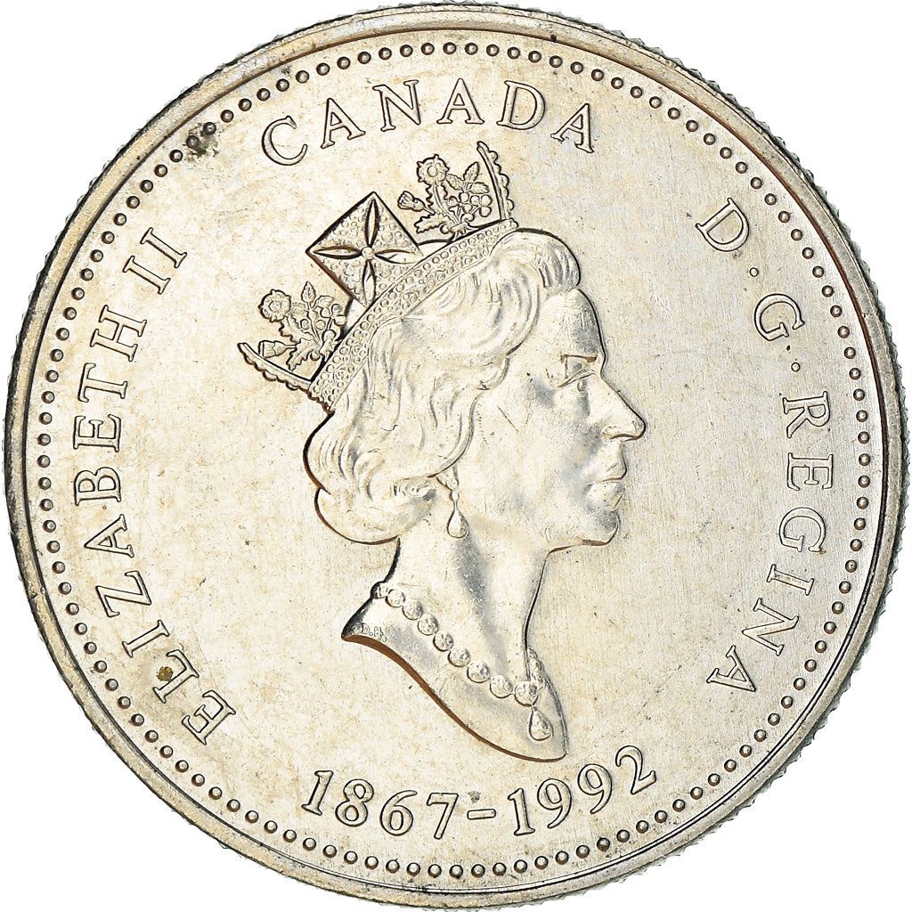 Canada | 25 Cents Coin | Quebec | Nickel | KM:234 | 1992