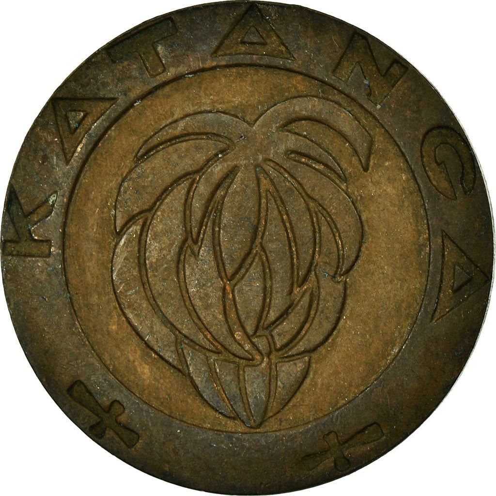 Congo > Katanga | 1 Franc Munt | Bananen | Km:1 | 1961