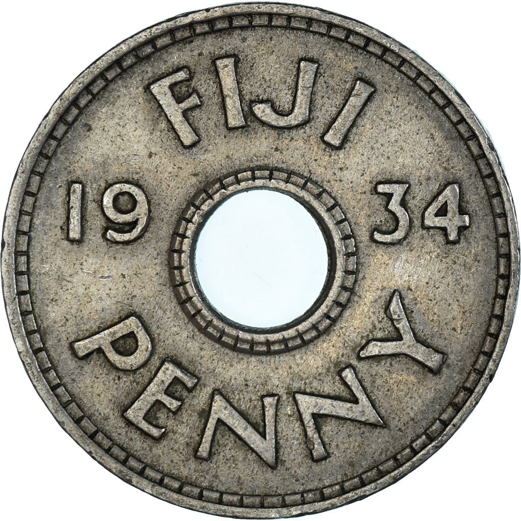 フィジー | 1ペニーコイン | ジョージ5世 | KM2 | 1934年 - 1936年