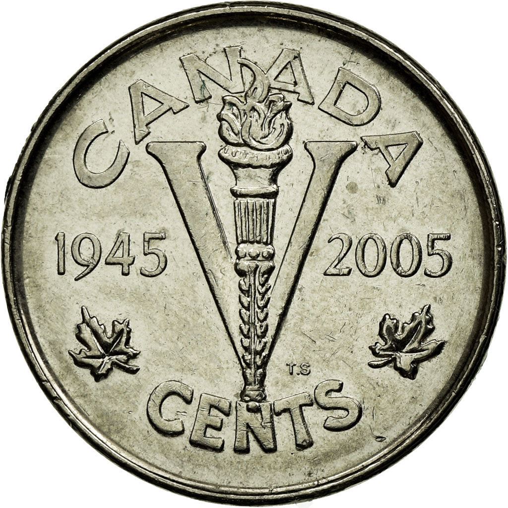 Canada | 5 Cents Coin | Canadian Military History | Nickel plated steel | KM:627 | 2005