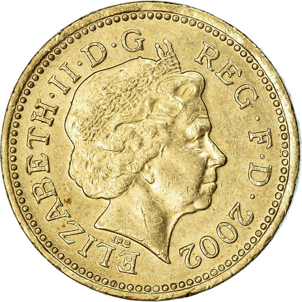 United Kingdom | 1 Pound Coin | English Lions | Km:1030 | 2002