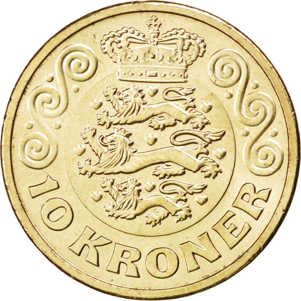 Denmark | 10 Kroner Coin | Margrethe II | Km:954 | 2013 - 2022