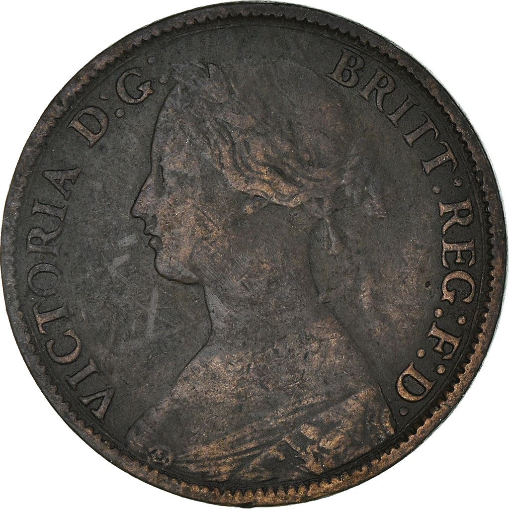 United Kingdom | 1 Farthing Coin | Victoria | Km:747 | 1860 - 1873