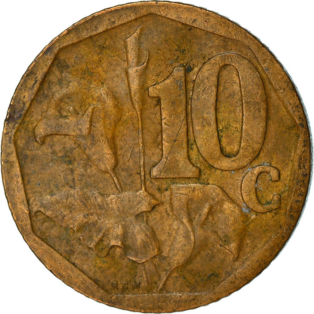 South Africa 10 Cents Sepedi/Sesotho Legend - Afrika Borwa Coin KM292 2005