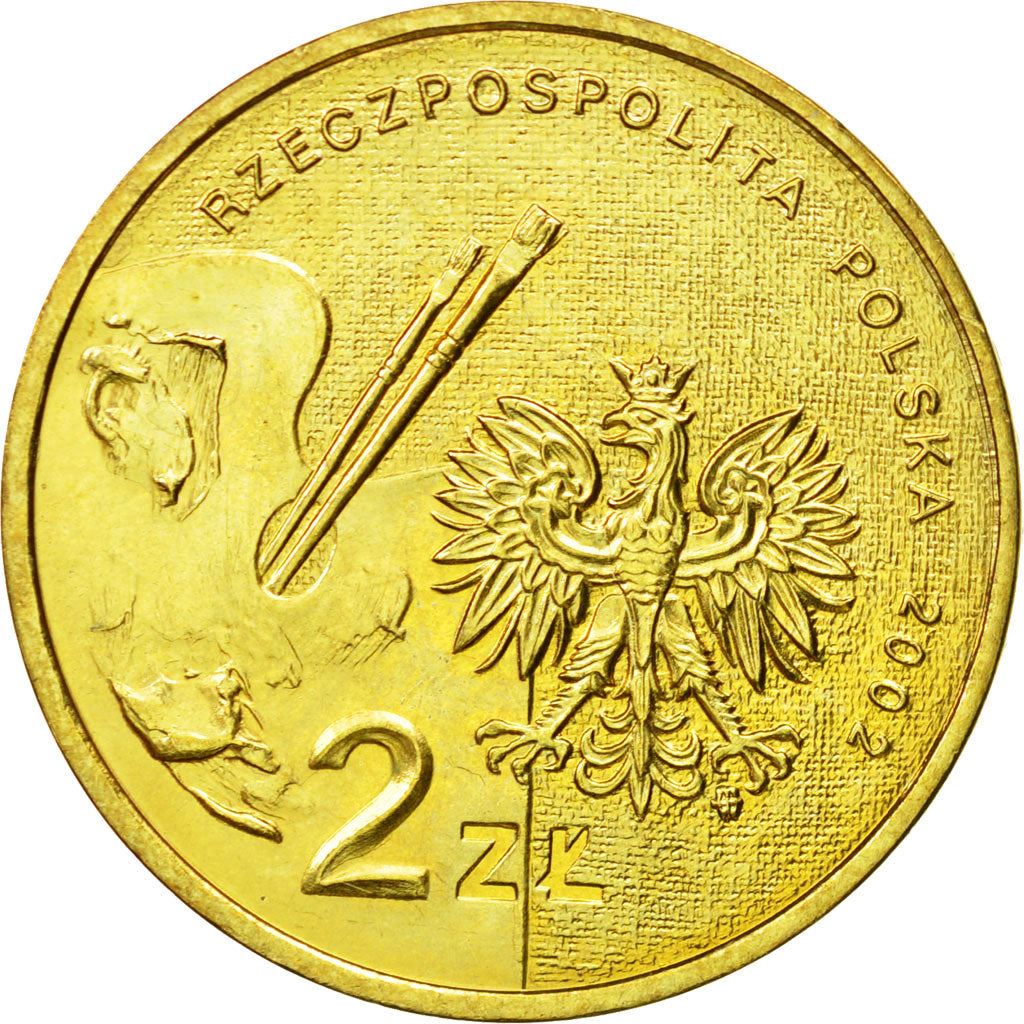 Poland | 2 Zlotys Coin | Jan Matejko | Y:444 | 2002