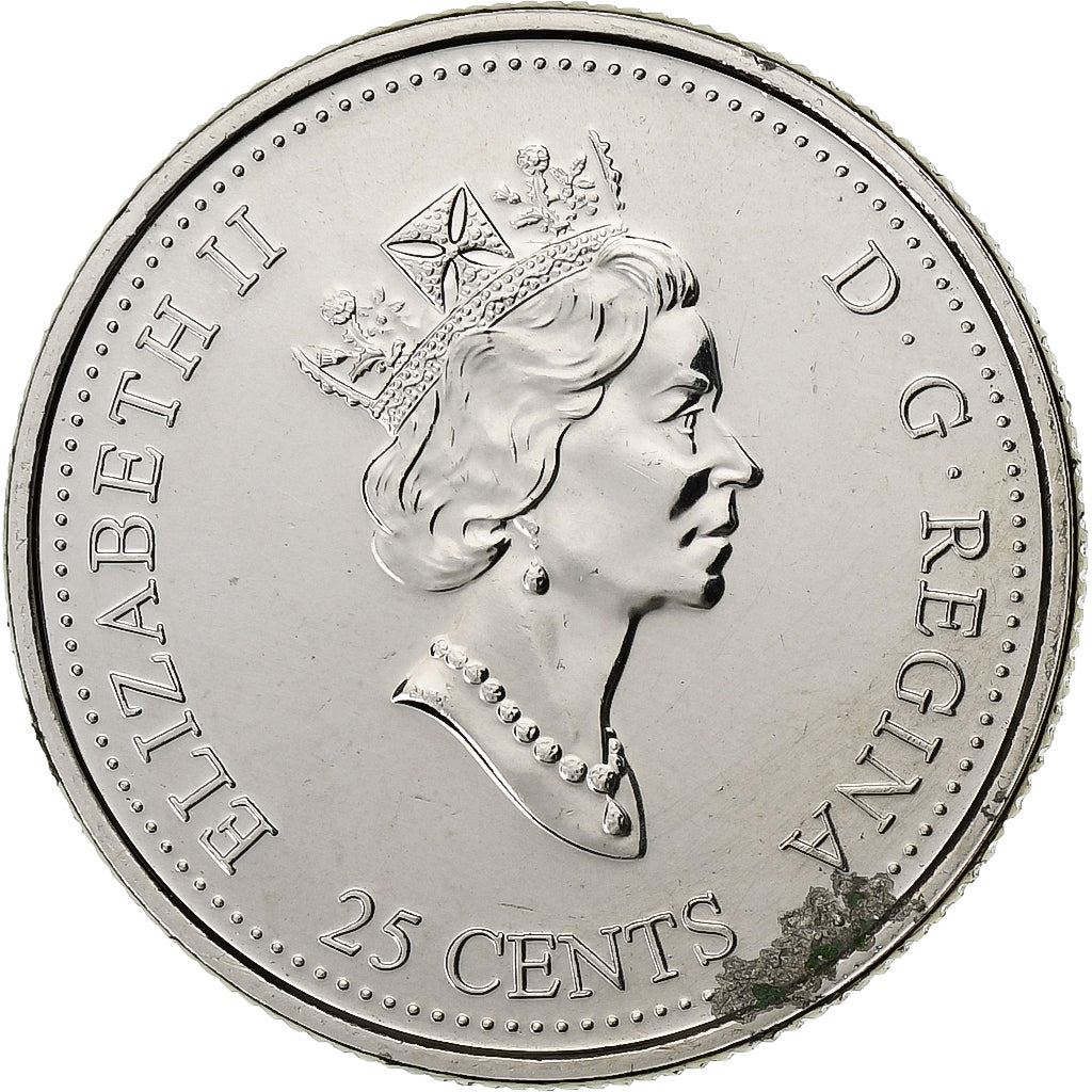 Canada | 25 Cents Coin | Our Northern Heritage | Nickel | KM:345 | 1999
