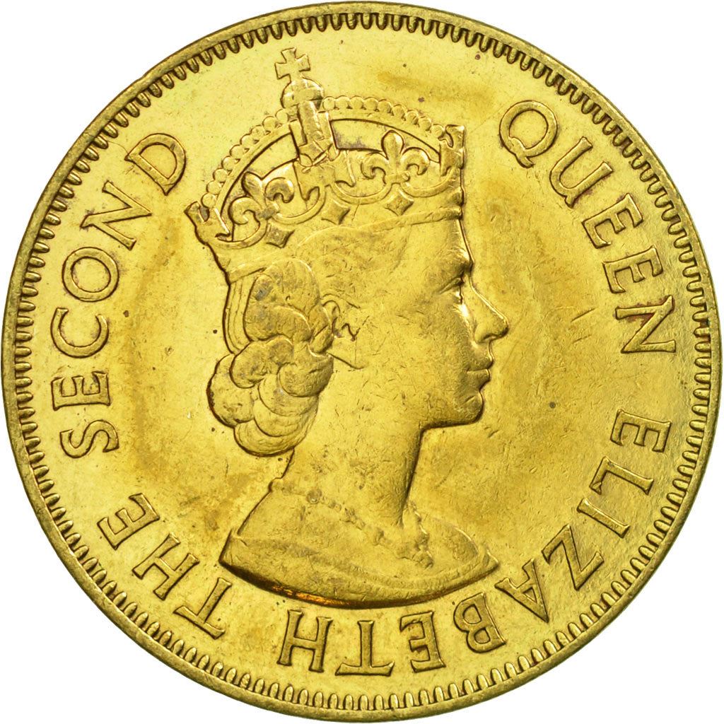 Jamaica Coin | 1 Penny Coin | Queen Elizabeth II | KM39 | 1964 - 1967