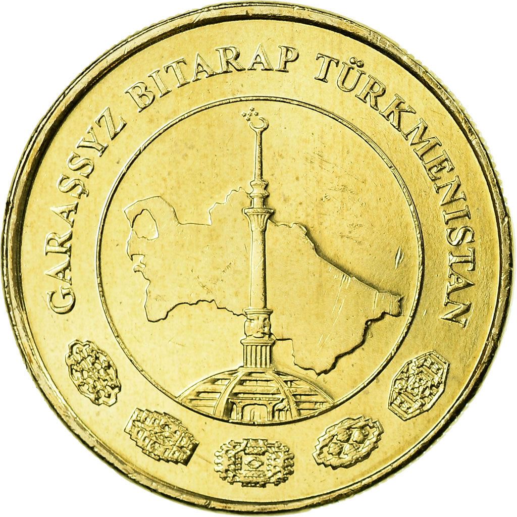 Turkmenistan 10 Tenne Coin | Independence Monument | KM98 | 2009