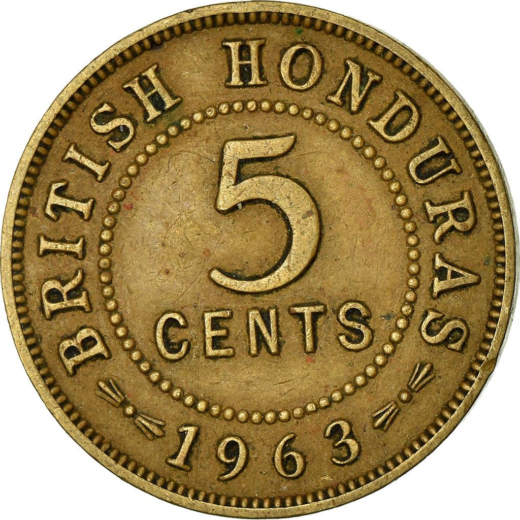 Belize › Honduras britannique | Pièce de 5 cents | Elizabeth II | Km : 31 | 1956 - 1973