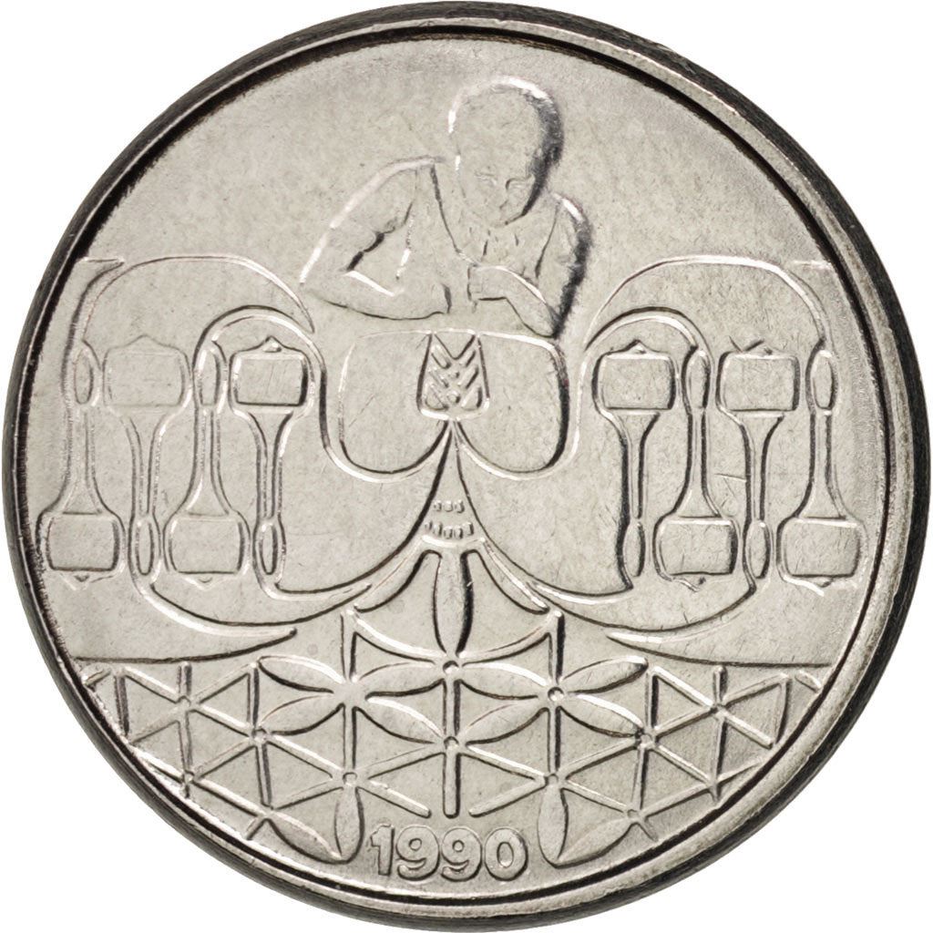 Brazil | 50 Centavos Coin | Weaving | Km:614 | 1989 - 1990