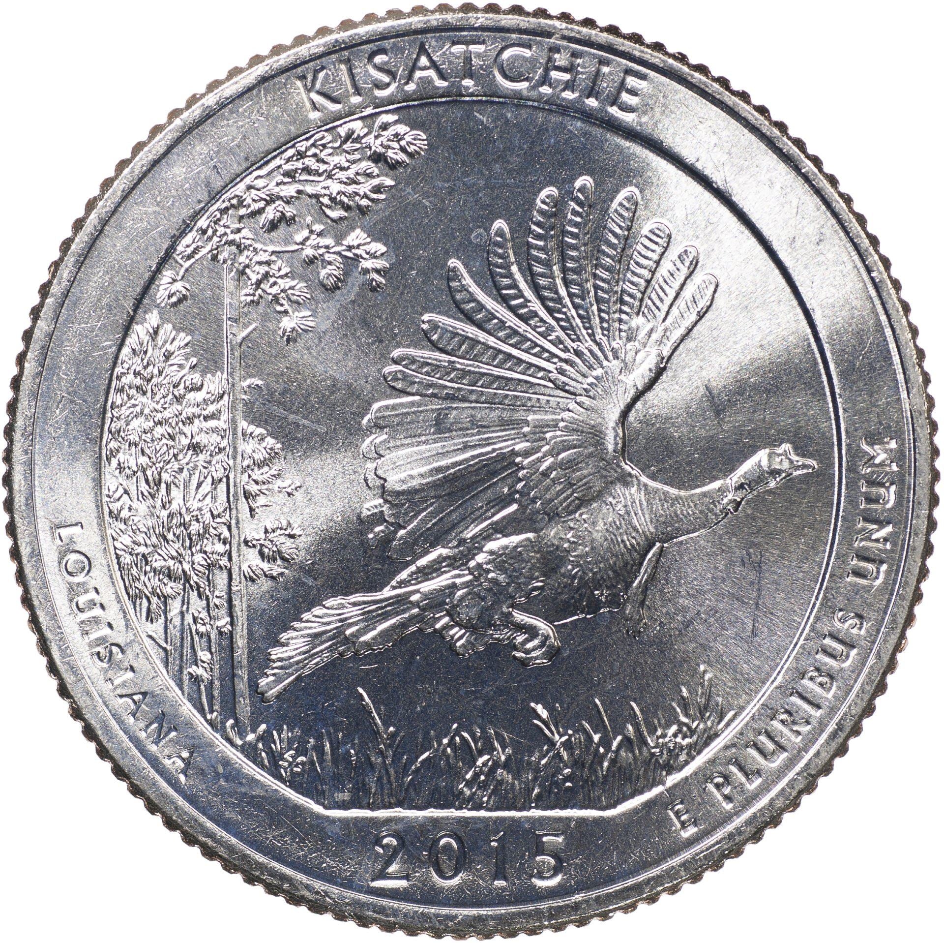 United States | 1/4 Dollar Coin | Kisatchie National Forest | KM:598 | 2015