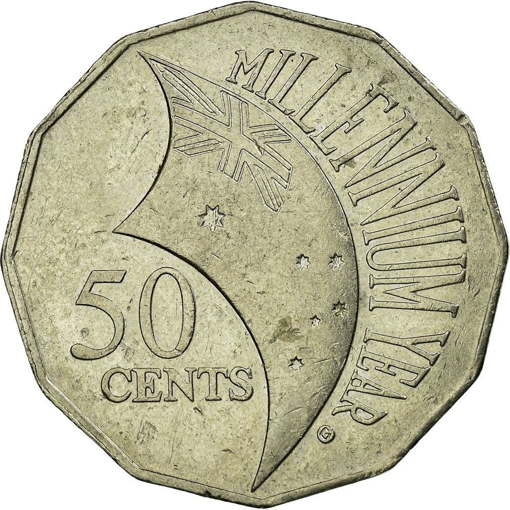 Australia | 50 Cents Coin | Millennium Year | Km:488.1 | 2000