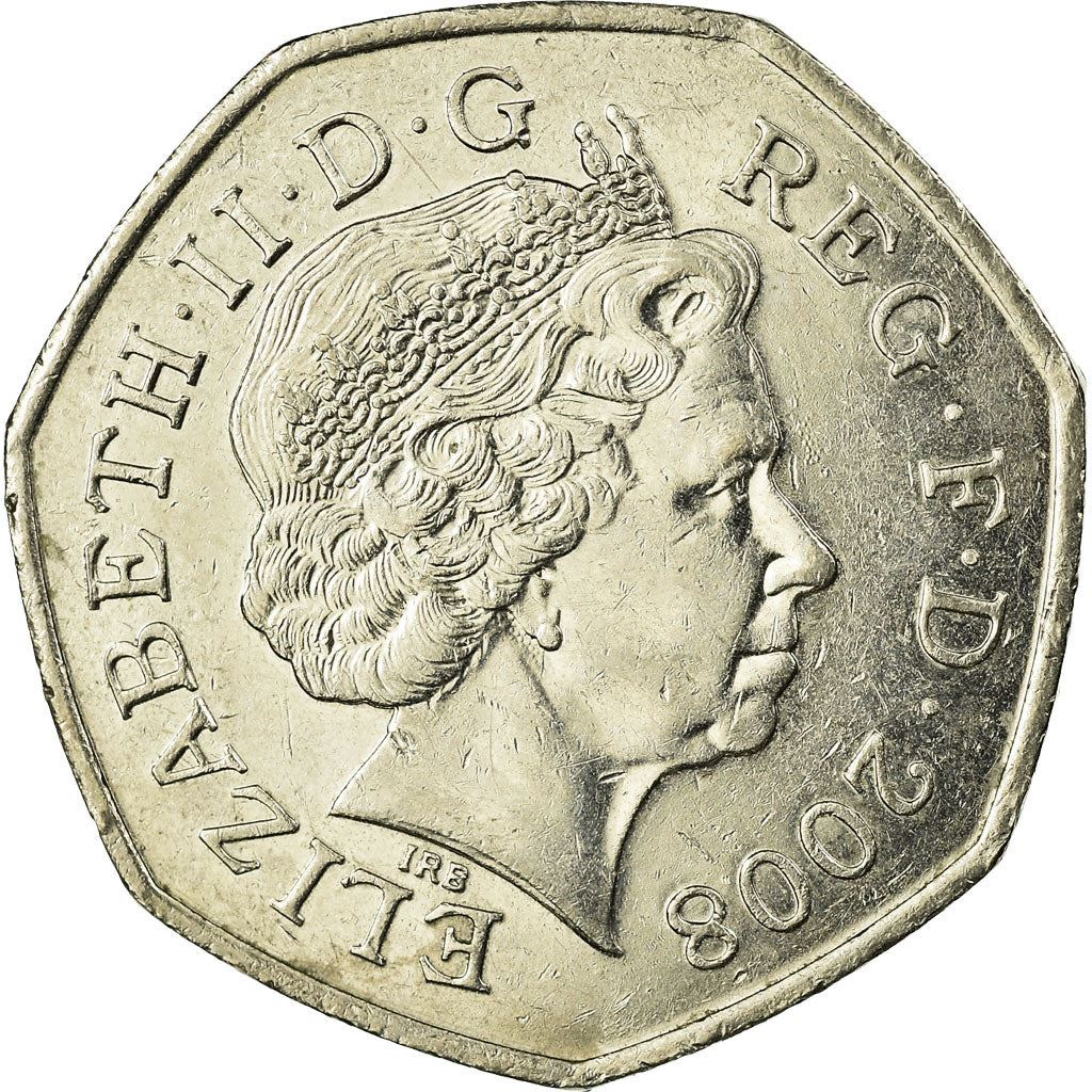 United Kingdom | 50 Pence Coin | Elizabeth II | Km:1112 | 2008 - 2015