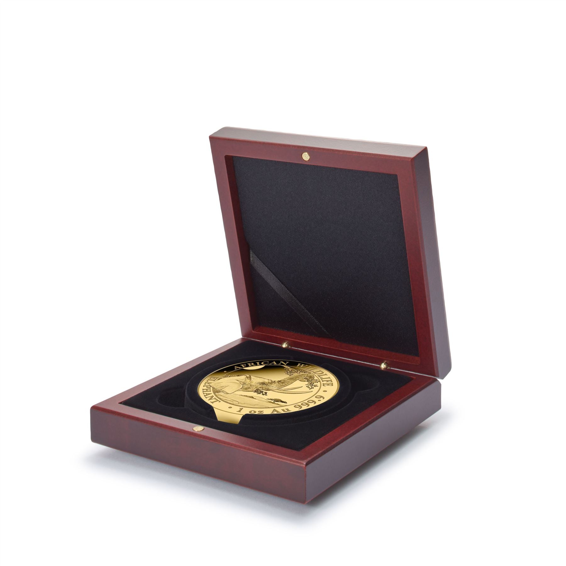 VOLTERRA Small Coin Box | Wood Box for a Single Coin Capsule | For a Coin in a ULTRA XL 21-62mm or ULTRA XL 29-76mm Capsule