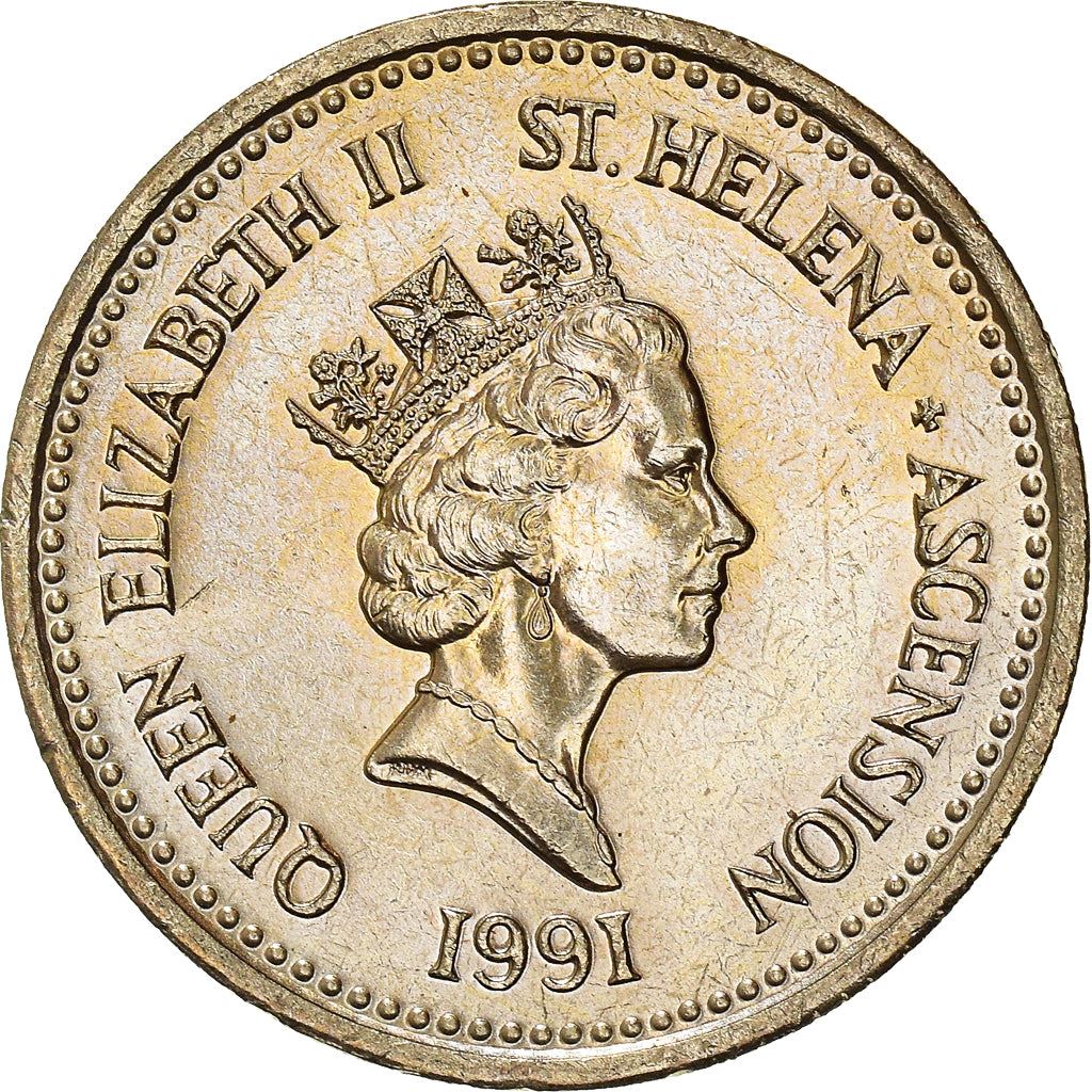 סנט הלנה ואסנשן | מטבע של 1 פאונד | אליזבת השנייה | ציפור טרן סוטי | Km:17 | 1991 - 2015