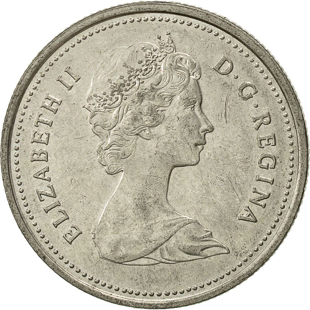 Kanada Monetos Kanados 25 Centai | Karalienė Elžbieta II | Elnias | KM74 | 1979 - 1989