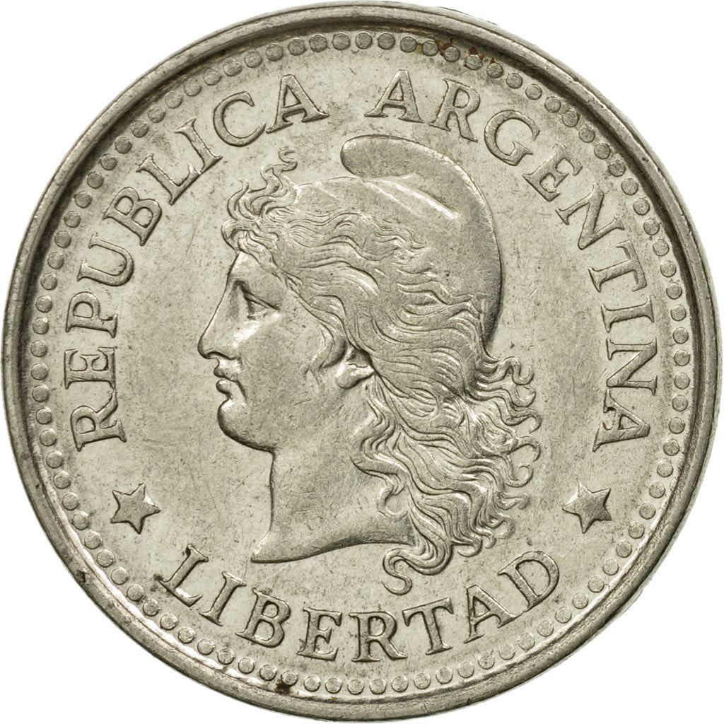 Argentina | 20 Centavos Coin | Oudine | Phrygian cap | KM55 | 1957 - 1961