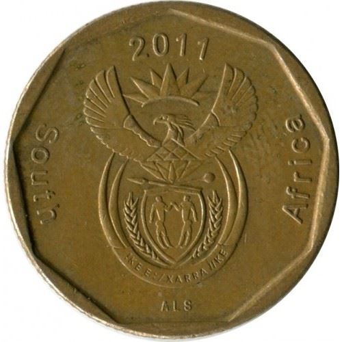 South Africa 50 Cents Coin | English Legend - South Africa | KM503 | 2011