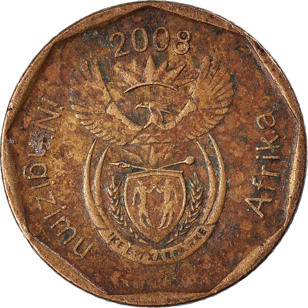 Sydafrika 10 Cent Zulu Legend - iNingizimu Afrika Mynt KM441 2008