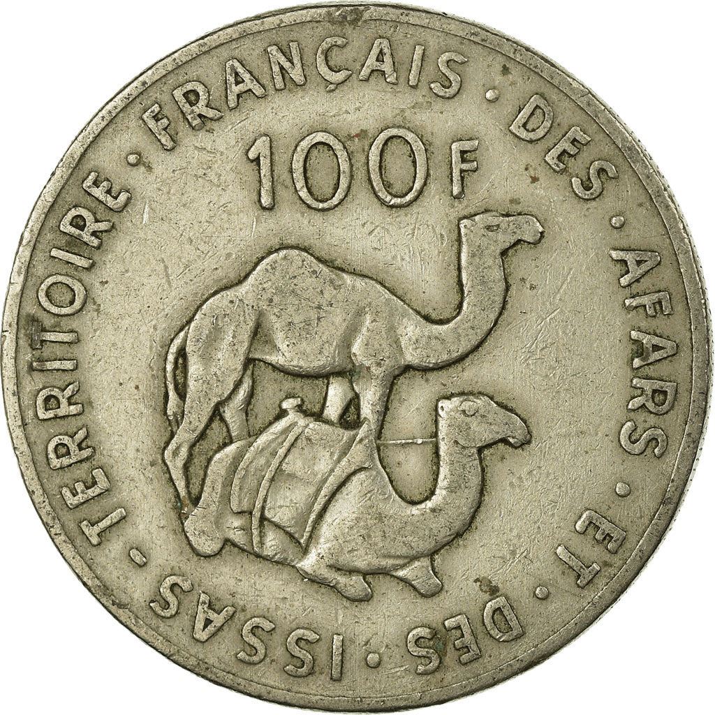 Afars and Issas | 100 Francs Coin | Marianne | Dromedary Camels | Km:19 | 1970 - 1975