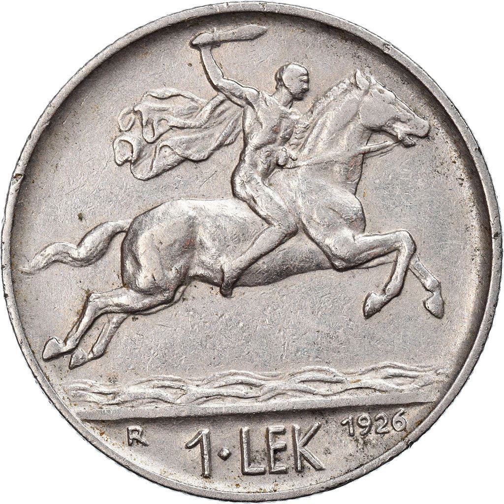 Albania | 1 Lek Coin | Alexander the Great | KM:5 | 1926 - 1931