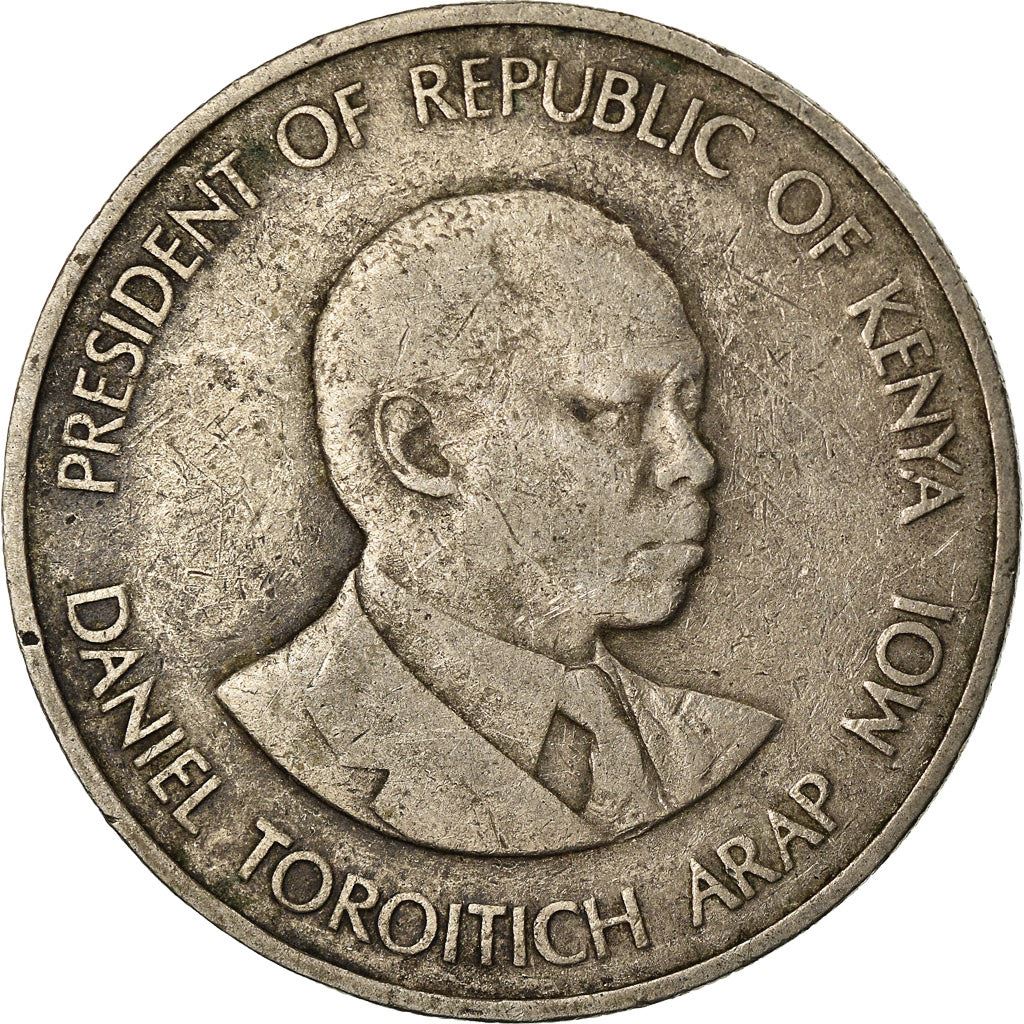 Kenya 1 Shilling | President of Kenya 1989 - 2002 Coin | KM20 | 1978 - 1989