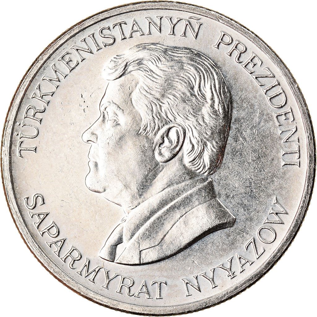 Turkmenistan 20 Tenne Coin | Saparmurat Niyazov | KM4 | 1993