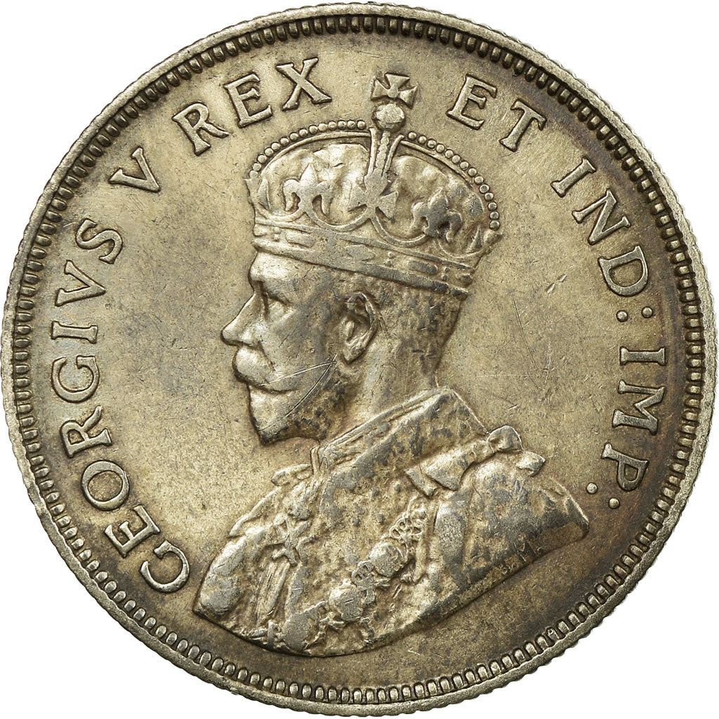 East Africa | 1 Shilling Coin | George V | Lion | Mountains | Km:21 | 1921 - 1925