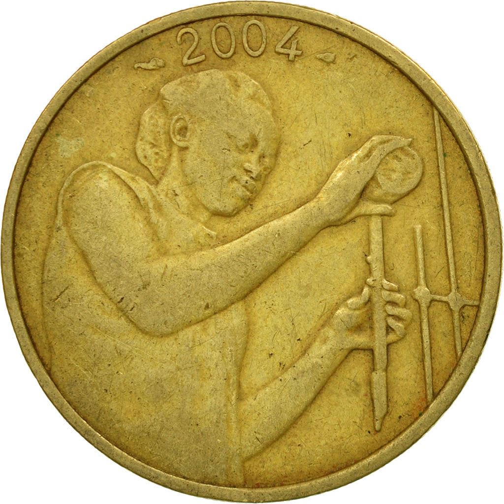 Western African States | 25 Francs Cfa Coin | Emblem of Central Bank | Laboratory Assistant | Km:9 | 1980 - 2024