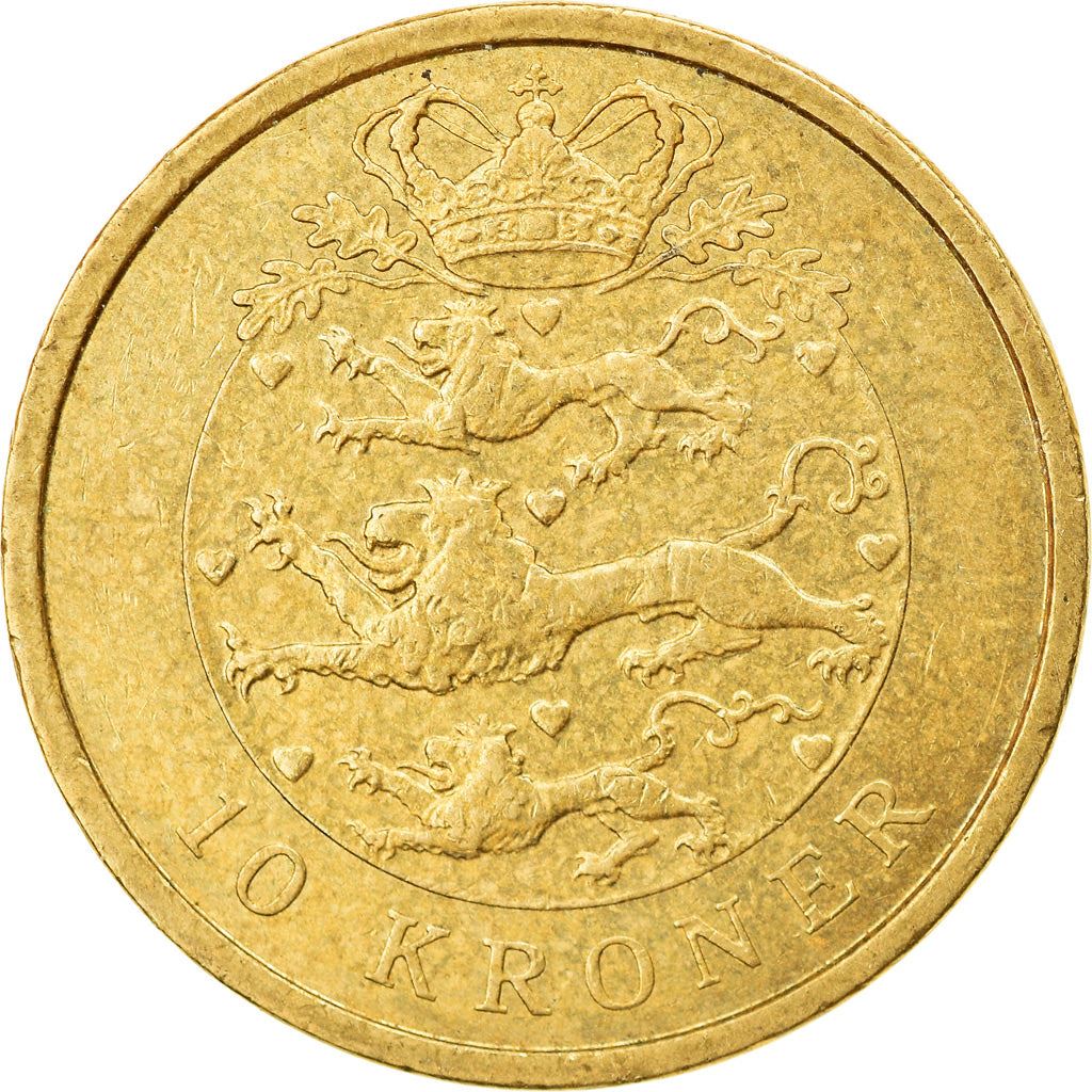 Denmark | 10 Kroner Coin | Margrethe II | Km:896 | 2004 - 2010