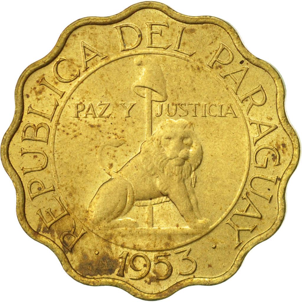 Paraguay | 25 Centimos Coin | Sello de Hacienda | Km:27 | 1953
