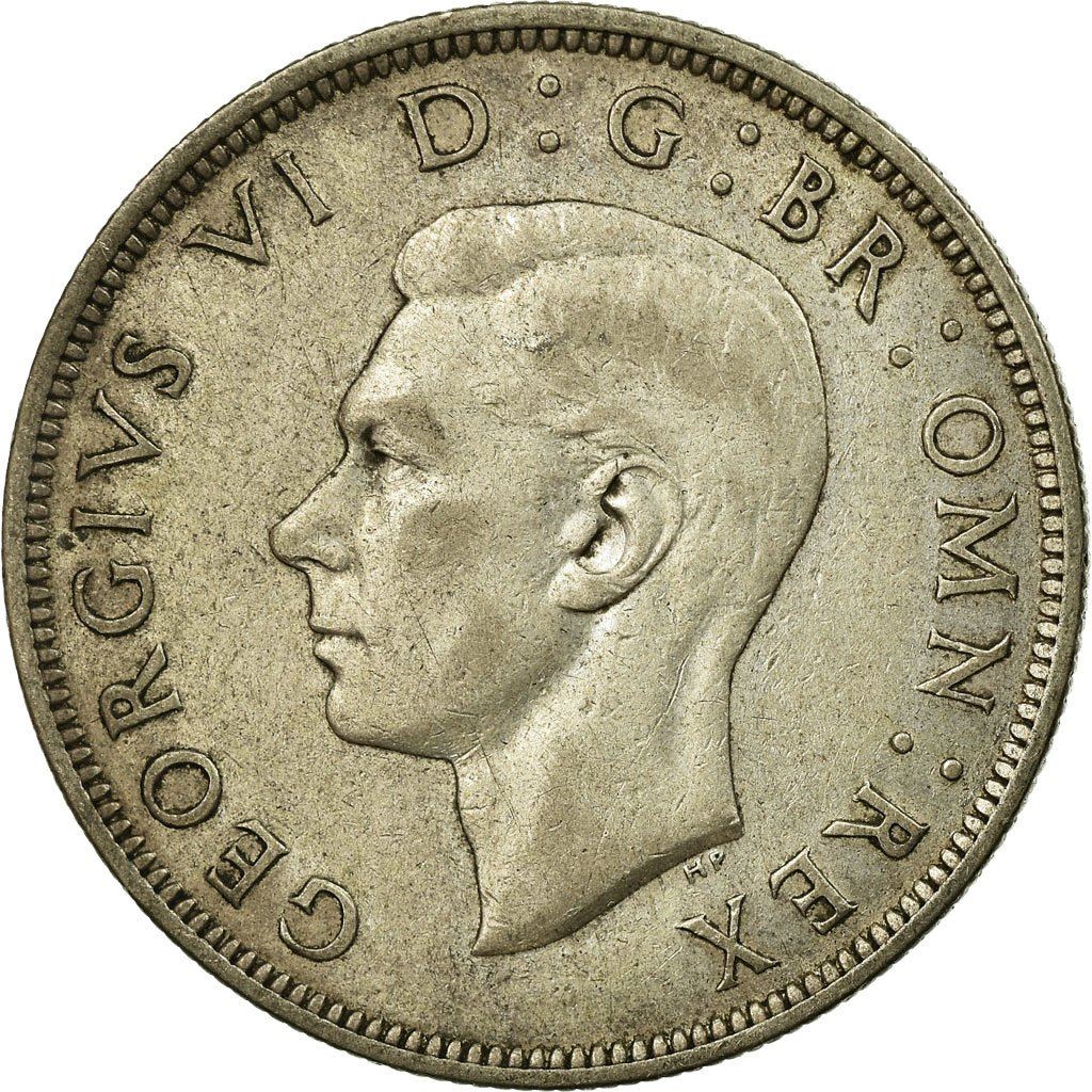 United Kingdom | 1/2 Crown Coin | George VI | KM:856 | 1937 - 1946