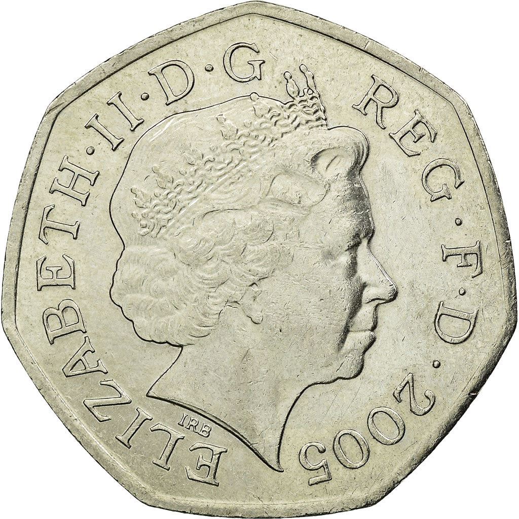 United Kingdom | 50 Pence Coin | Johnson's Dictionary | Km:1050 | 2005 - 2009