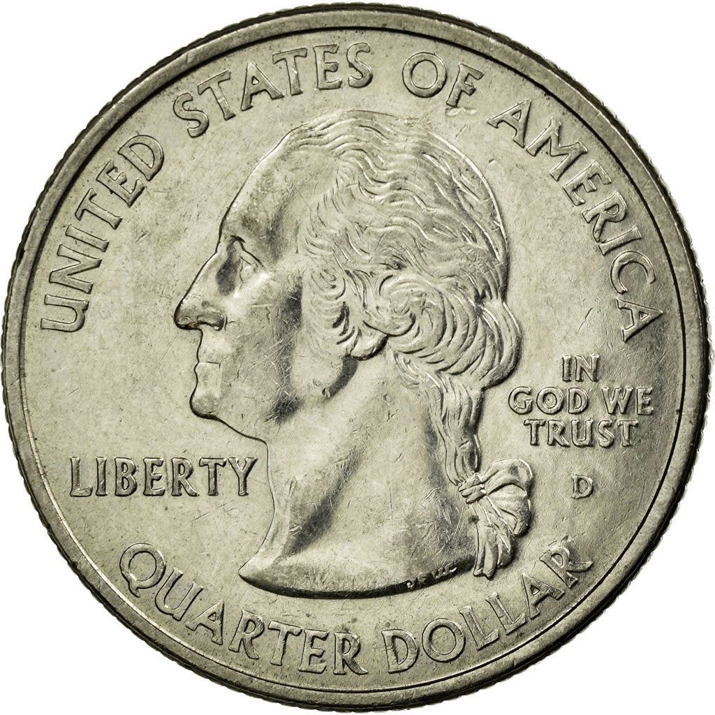 United States | 1/4 Dollar Coin | New York | Km:318 | 2001