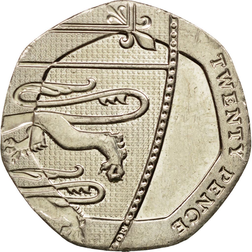 United Kingdom | 20 Pence Coin | Elizabeth II | Km:1336 | 2015 - 2022