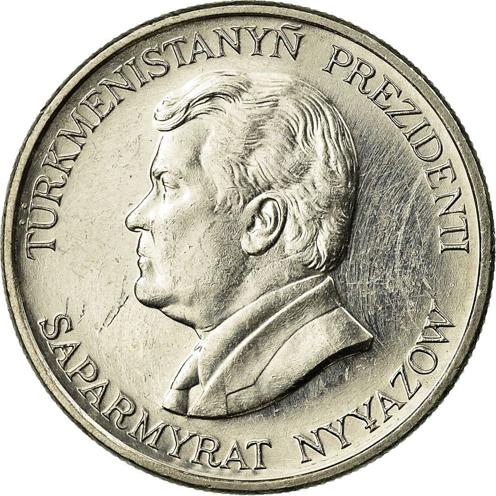 Turkmenistan 20 Tenne Coin | Saparmurat Niyazov | KM4 | 1993