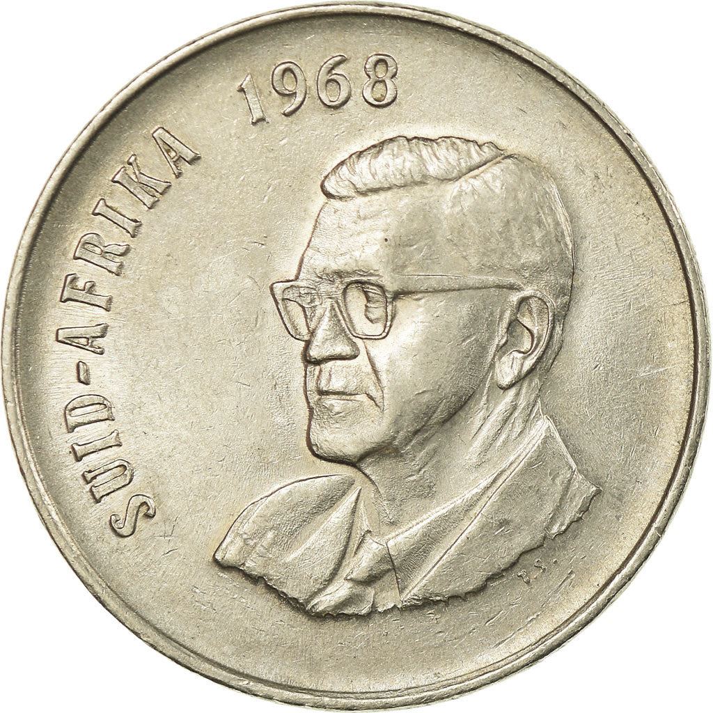 Sør-Afrika 50 Cent Mynt | Charles Swart | Afrikaans Legende - SUID AFRIKA | KM79.2 | 1968