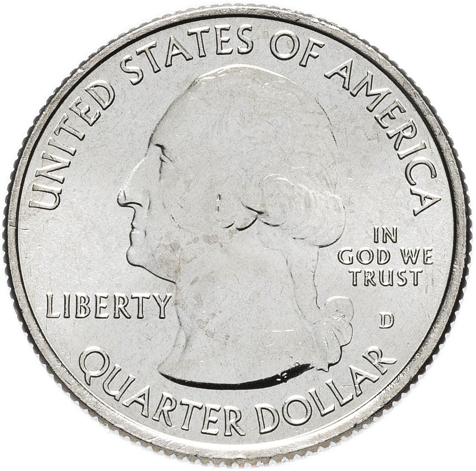 United States | ¼ Dollar Coin | Copper-nickel clad copper | American Memorial Park, Northern Mariana Islands | KM:695 | 2019