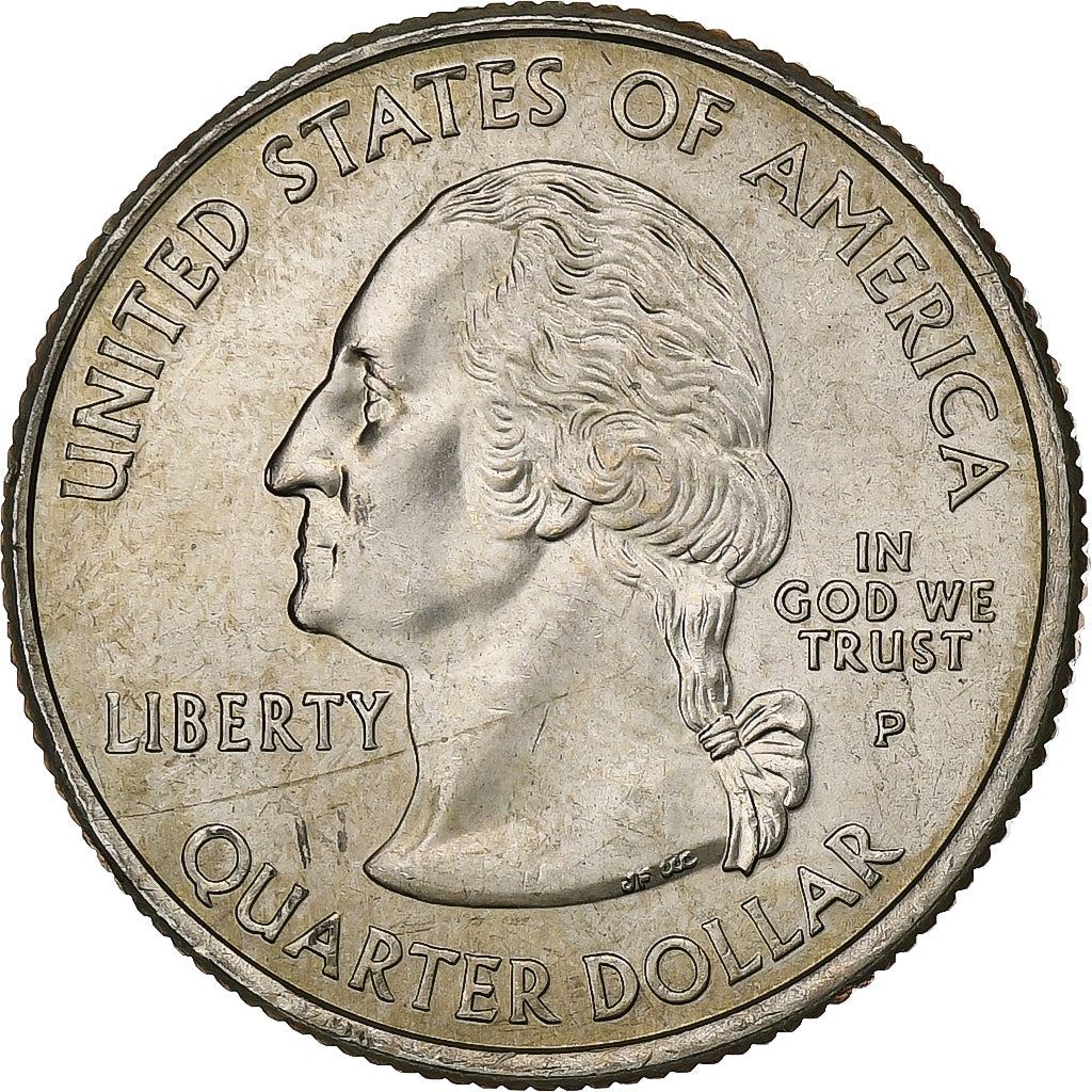 United States | 1/4 Dollar Coin | Oregon | Km:372 | 2005