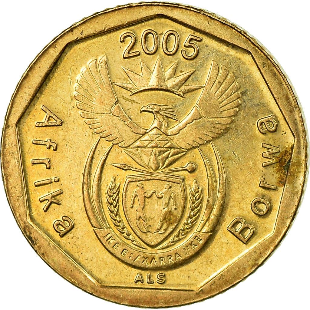 South Africa 10 Cents Sepedi/Sesotho Legend - Afrika Borwa Coin KM292 2005