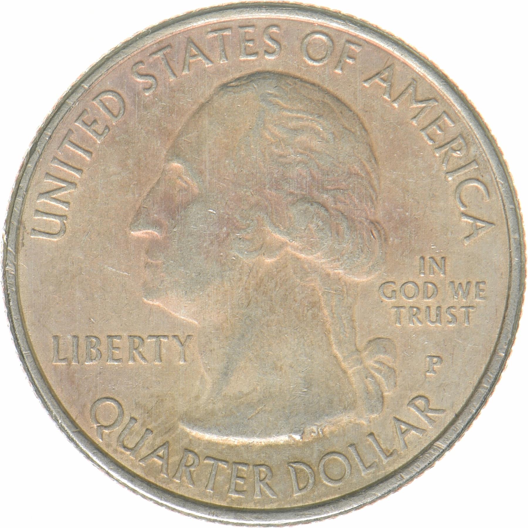 United States | ¼ Dollar Coin | Pictured Rocks National Lakeshore, Michigan | Chapel Rock | Copper-nickel clad copper | KM:669 | 2018