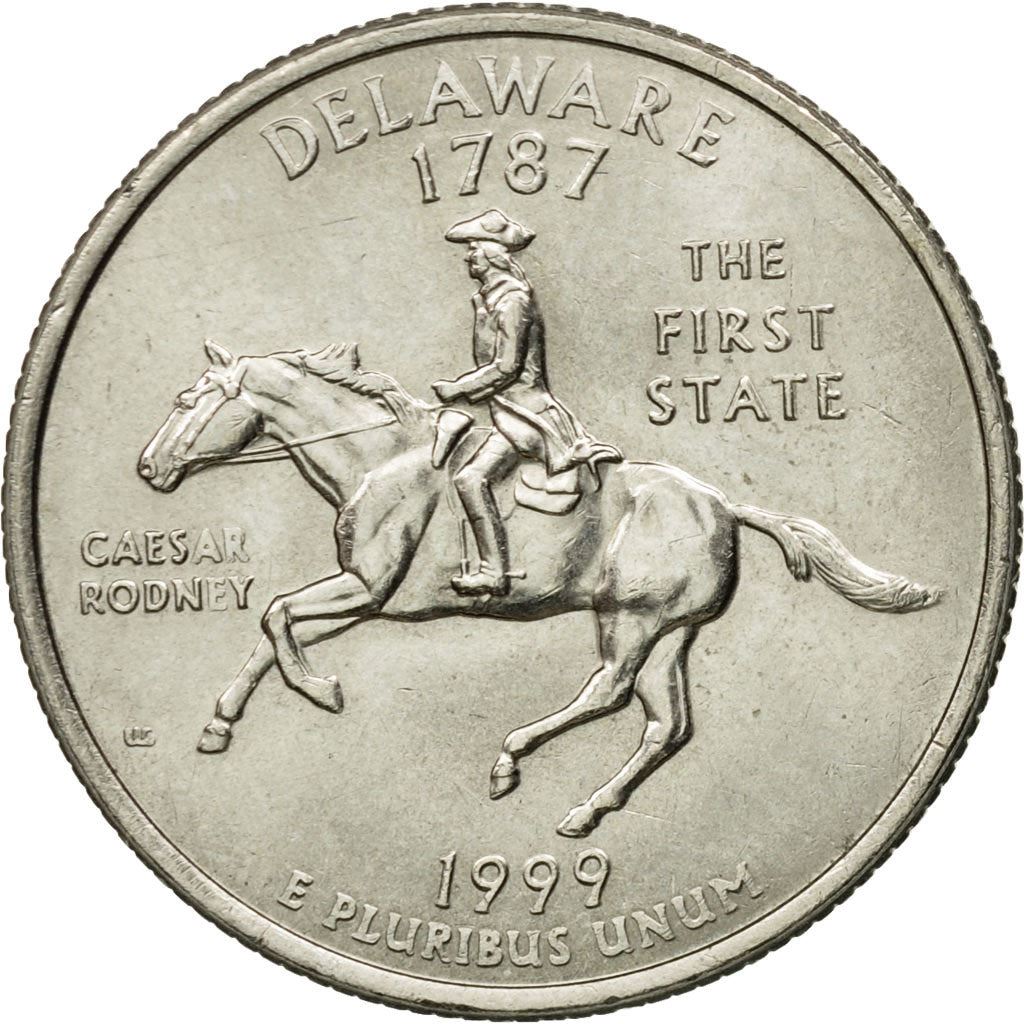 United States | 1/4 Dollar Coin | Delaware | Km:293 | 1999